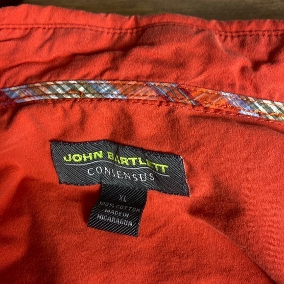 John Bartlett Consensus Button Down Shirt xl - Picture 8 of 8